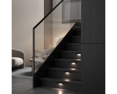 Подсветка для лестниц 40163/LED 4000К черный IP65 40163/LED