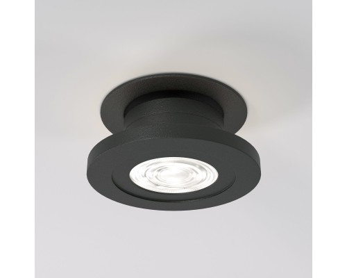 Встраиваемый поворотный светодиодный светильник 6W 4000K чёрный 25084/LED