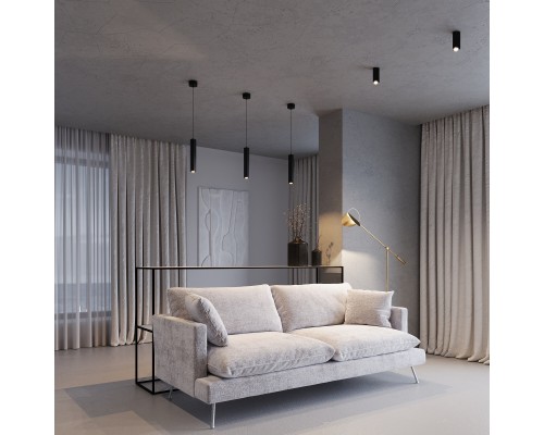 Светильник потолочный светодиодный Trio 8W 3000K черный 25110/LED