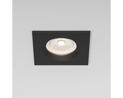 Светильник встраиваемый City GU10 черный 25055/01