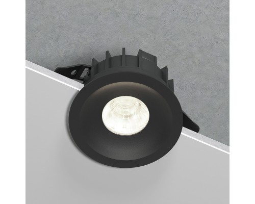 Светильник встраиваемый светодиодный Combi 15W 4000K черный 25068/LED