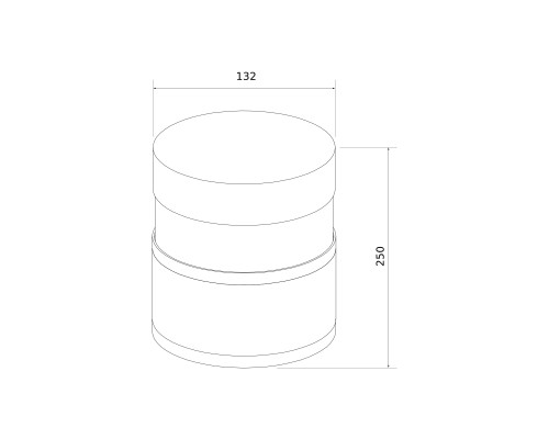 Ландшафтный светодиодный светильник 1531 TECHNO LED 3000K чёрный 1531 TECHNO LED черный