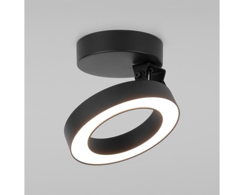 Накладной светодиодный светильник Spila черный 25105/LED