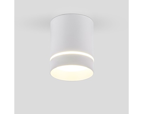 Накладной точечный светильник DLR021 9W 4200K белый матовый