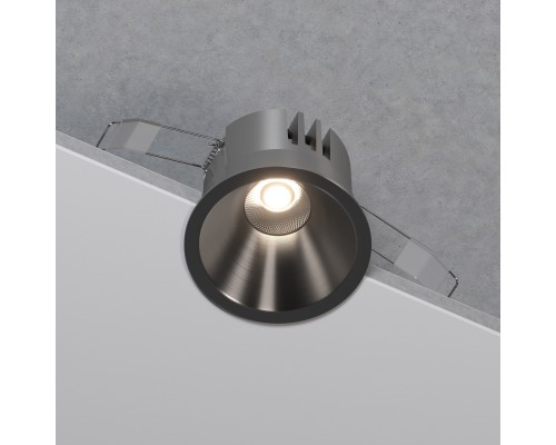 Светильник встраиваемый светодиодный Forte 15W 4000K титан 25071/LED