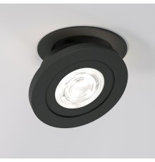 Встраиваемый поворотный светодиодный светильник 6W 4000K чёрный 25084/LED