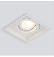 Алюминиевый точечный светильник 1071/1 MR16 WH белый