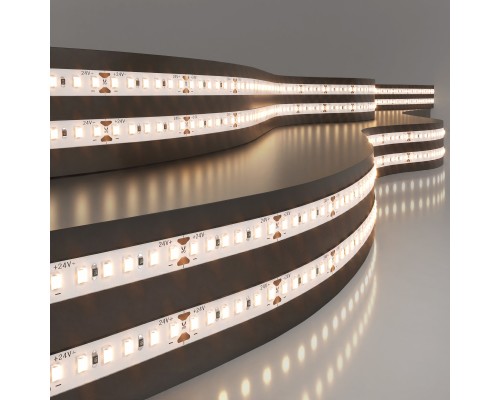 Лента светодиодная 180Led 12 Вт IP20 3000K теплый белый, 5м 2835 24V 180Led 12W IP20