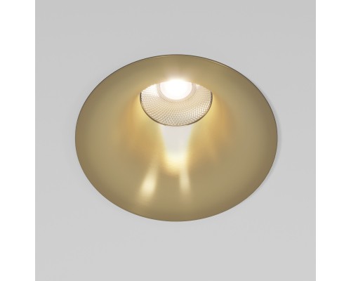 Светильник встраиваемый светодиодный Bliss 15W 4000K латунь 25070/LED