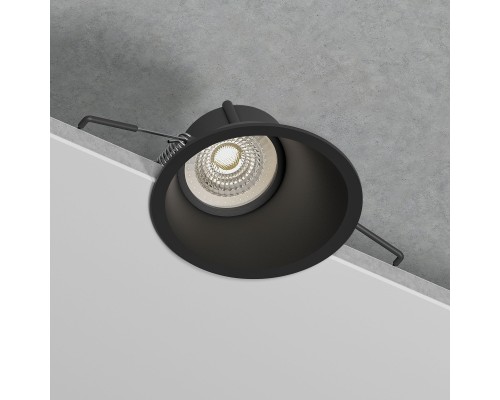 Светильник встраиваемый Side GU10 черный 25059/01