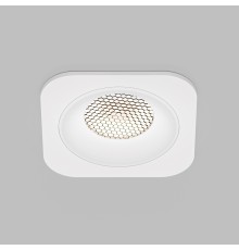 Светильник встраиваемый светодиодный с антибликовой решеткой Tetro 10W 4000K белый IP44 15276/LED