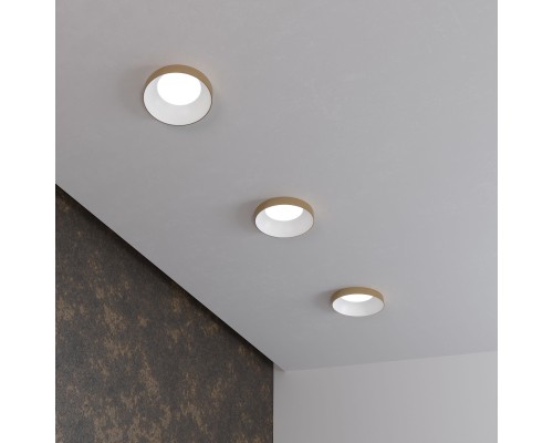 Встраиваемый точечный светильник 112 MR16 белый/золото