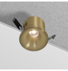 Светильник встраиваемый светодиодный Bliss 15W 4000K латунь 25070/LED