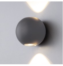 Diver серый уличный настенный светодиодный светильник 1566 TECHNO LED