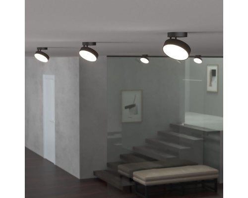 Накладной светодиодный светильник Pila черный 25135/LED