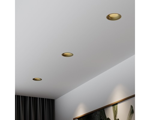 Светильник встраиваемый светодиодный Bliss 15W 4000K латунь 25070/LED