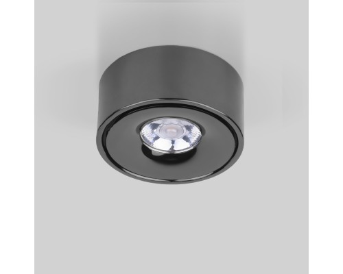 Накладной светодиодный светильник Glide черный жемчуг 25100/LED