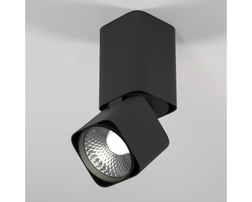 Светильник потолочный поворотный светодиодный Cubus 10W 4000K чёрный 25043/LED