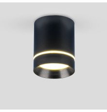 Накладной точечный светильник DLR021 9W 4200K черный матовый