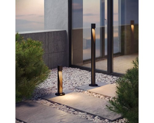 Ландшафтный светодиодный светильник Recess 3000K черный IP65 35177/S черный