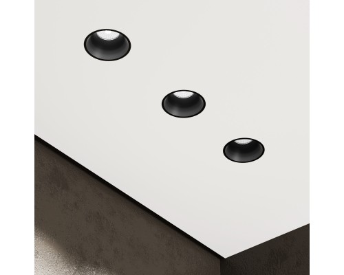 Светильник встраиваемый Renzo черный 25020/01