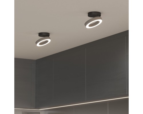 Накладной светодиодный светильник Spila серебро 25105/LED