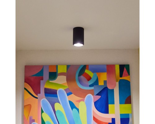 Накладной потолочный светильник GU10 черный DLN112 GU10