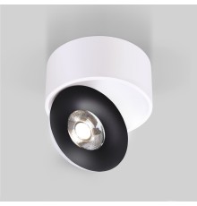 Накладной светодиодный светильник Glide белый/черный 25100/LED