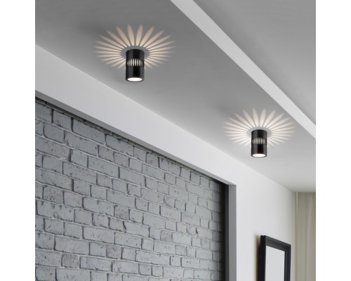 Накладной светодиодный светильник с подсветкой DLS026