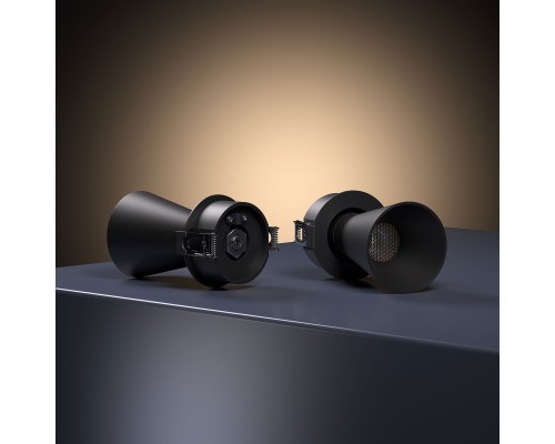 Светильник встраиваемый поворотный с антибликовой решеткой Bell 8W 4000K черный 25097/LED