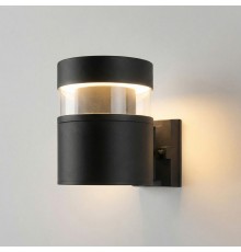 Уличный настенный светильник 1530 TECHNO LED 3000K чёрный 1530 TECHNO LED черный