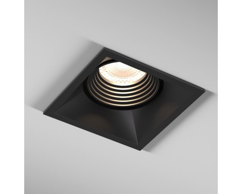 Светильник встраиваемый Punto черный 25017/01