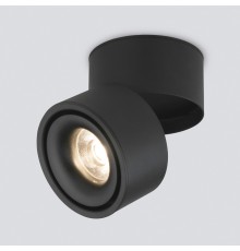 Накладной поворотный светодиодный светильник 15W 3000K черный матовый DLR031