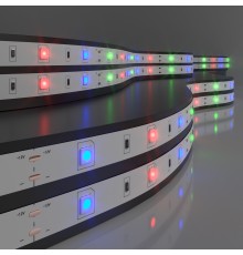 Светодиодная лента Бегущая волна 12 В 7,2 Вт/м 30 Led/м 5050 IP20, RGB 5 м Лента светодиодная 12V 7,2W 30Led 5050 IP20 бегущая волна, 5м