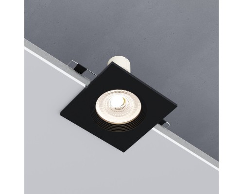 Светильник встраиваемый City GU10 черный 25055/01
