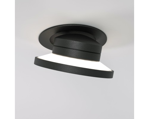 Встраиваемый поворотный светодиодный светильник 6W 4000K чёрный 25084/LED