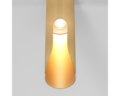 Светильник потолочный светодиодный Apex 7W 3000K латунь 25113/LED