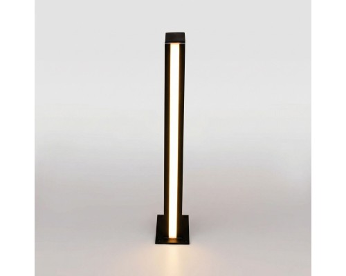 Ландшафтный светильник уличный Flat 3000K чёрный 1538 TECHNO LED черный