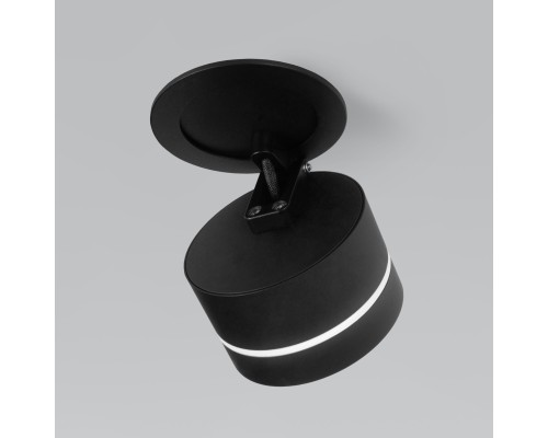 Встраиваемый поворотный светодиодный светильник 8W 4200K чёрный 25035/LED