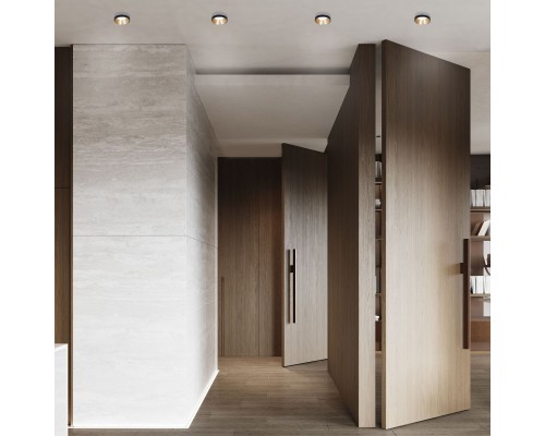 Встраиваемый точечный светильник 112 MR16 золото/черный