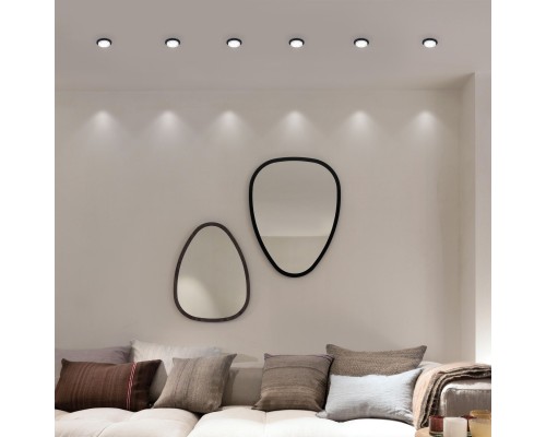 Встраиваемый точечный светильник 114 MR16 белый/черный