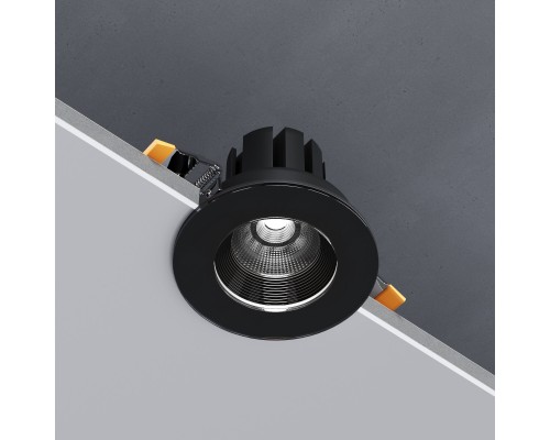 Светильник встраиваемый светодиодный Artis 7W 3000 черный 25096/LED