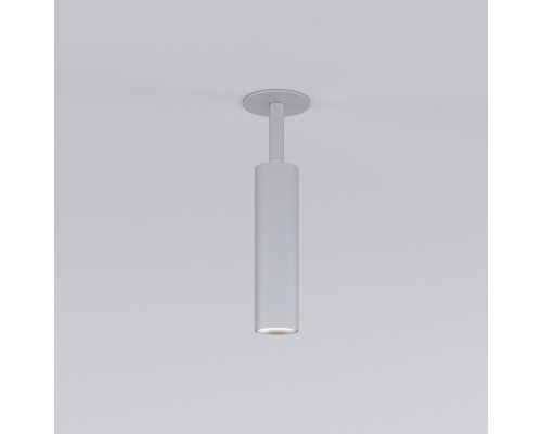 Встраиваемый светодиодный светильник Diffe серебряный 25040/LED