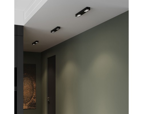 Светильник потолочный светодиодный Tend 16W 4000K черный 25115/LED