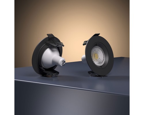 Светильник встраиваемый Minnie GU10 черный 25056/01