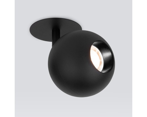 Встраиваемый точечный светодиодный светильник 9926 LED 12W 4200K черный