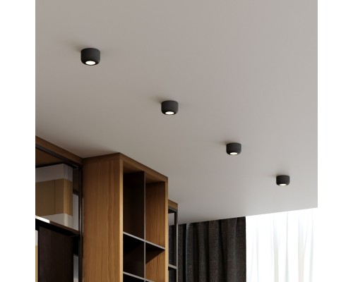 Светильник потолочный светодиодный 7W 4000K чёрный 25088/LED