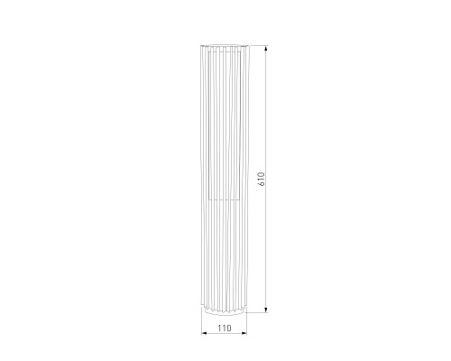 Садово-парковый светодиодный светильник Entero 3000K IP54 35189/F черный