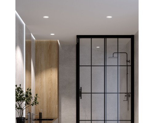 Светильник встраиваемый светодиодный Arco 12W 4000K белый IP44 15274/LED