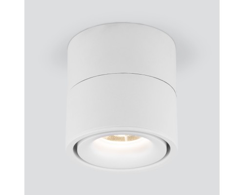 Накладной потолочный светодиодный светильник DLR031 15W 4200K 3100 белый матовый